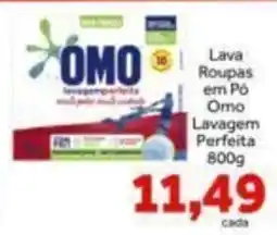 Shibata Supermercados Lava Roupas em Pó Omo Lavagem Perfeita oferta