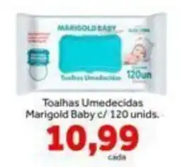 Shibata Supermercados Toalhas umedecidas marigold baby oferta