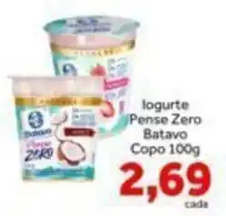 Shibata Supermercados logurte pense zero batavo oferta