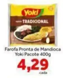 Shibata Supermercados Farofa Pronta de Mandioca Yoki Pacote oferta
