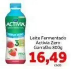 Shibata Supermercados Leite fermentado activia zero oferta