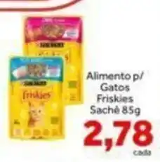 Shibata Supermercados Alimento p/ Gatos Friskies Sachê oferta