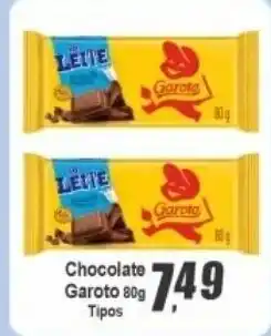 Panelão Chocolate Garoto 80g Tipos oferta