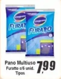 Panelão Pano Multiuso Furatto oferta