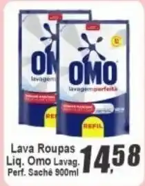 Panelão Lava Roupas Liq. Omo Lavagem Perfeita oferta