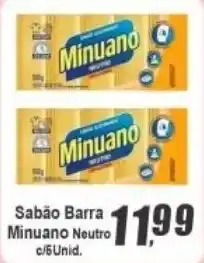 Panelão Sabão Barra Minuano Neutro oferta