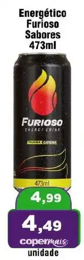 Copercana Energético Furioso Sabores oferta