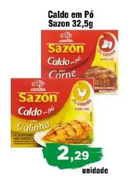 Copercana Caldo em pó sazon oferta