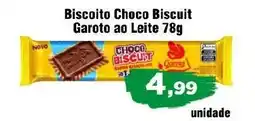 Copercana Biscoito Choco Biscuit Garoto ao Leite oferta