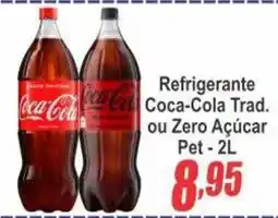 Serrano Supermercado Refrigerante Coca-Cola Trad. ou Zero Açúcar oferta
