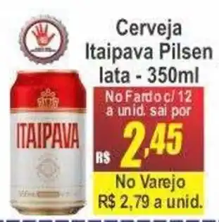 Serrano Supermercado Cerveja Itaipava Pilsen lata oferta