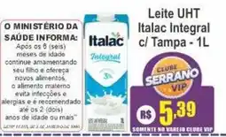 Serrano Supermercado Leite uht italac integral c/ tampa oferta