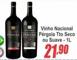 Serrano Supermercado vinho nacional pérgola tto seco ou suave oferta