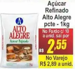 Serrano Supermercado Açúcar Refinado Alto Alegre oferta