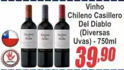Serrano Supermercado Vinho Chileno Casillero Del Diablo (Diversas Uvas) oferta