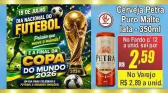 Serrano Supermercado Cerveja Petra Puro Malte oferta