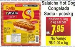 Serrano Supermercado Salsicha hot dog oferta
