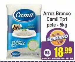 Serrano Supermercado Arroz Branco Camil Tp1 oferta