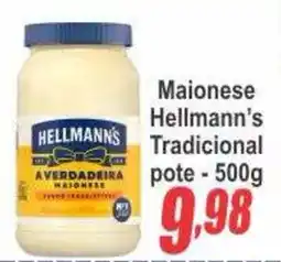 Serrano Supermercado Maionese hellmann's tradicional oferta