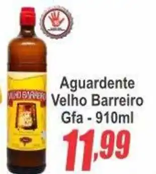 Serrano Supermercado Aguardente Velho Barreiro oferta