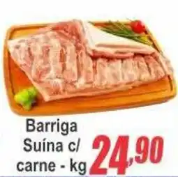 Serrano Supermercado Barriga Suína c/ carne oferta