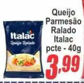 Serrano Supermercado Queijo Parmesão Ralado Italac oferta
