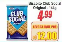 Serrano Supermercado Biscoito club social original oferta