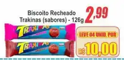 Serrano Supermercado Biscoito recheado trakinas (sabores) oferta