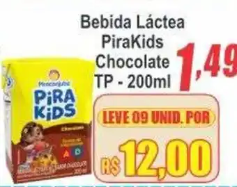 Serrano Supermercado Bebida Láctea Pirakids Chocolate oferta