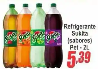 Serrano Supermercado Refrigerante Sukita (sabores) oferta