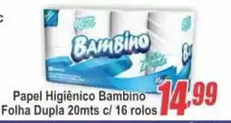 Serrano Supermercado Papel Higiênico Bambino oferta