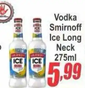 Serrano Supermercado Vodka Smirnoff Ice Long Neck oferta