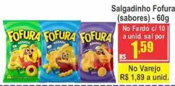 Serrano Supermercado Salgadinho Fofura (sabores) oferta