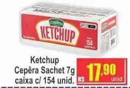Serrano Supermercado Ketchup Cepêra Sachet oferta