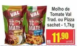 Serrano Supermercado molho de tomate val trad. ou pizza oferta