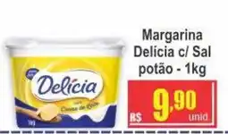 Serrano Supermercado Margarina Delicia c/ Sal potão oferta