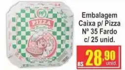 Serrano Supermercado Caixa p/ Pizza oferta
