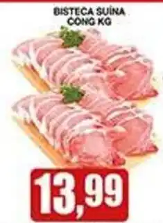 Supermercados Paraná Bisteca suina congelada oferta