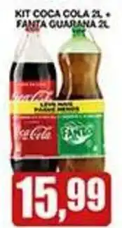 Supermercados Paraná Kit coca cola 2l + fanta guarana 2l oferta