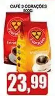 Supermercados Paraná Café 3 corações oferta