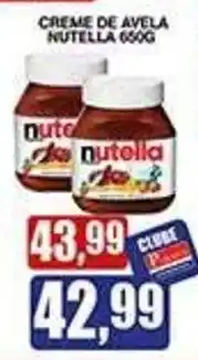Supermercados Paraná Creme de avela nutella oferta