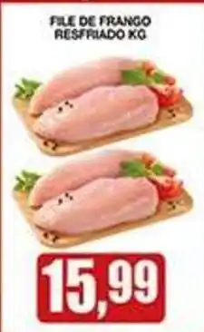 Supermercados Paraná File de frango resfriado kg oferta