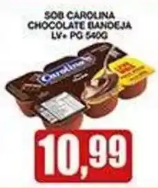 Supermercados Paraná Sob carolina chocolate bandeja oferta