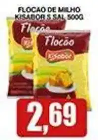 Supermercados Paraná Floção de milho kisabor s sal oferta