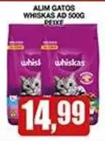 Supermercados Paraná Alimentação gatos whiskas ad petxe oferta