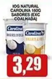 Supermercados Paraná Carolinas natural 160g sabores oferta