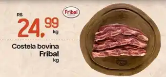 Cometa Supermercados Costela bovina Fribal oferta