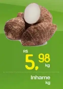 Cometa Supermercados Inhame oferta