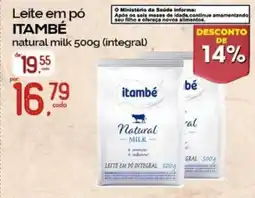 Cometa Supermercados Leite em pó itambé natural milk oferta