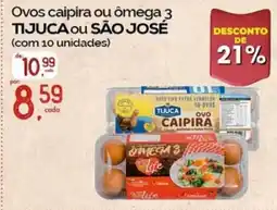 Cometa Supermercados ovos caipira ou ômega 3 tijuca ou são josé oferta